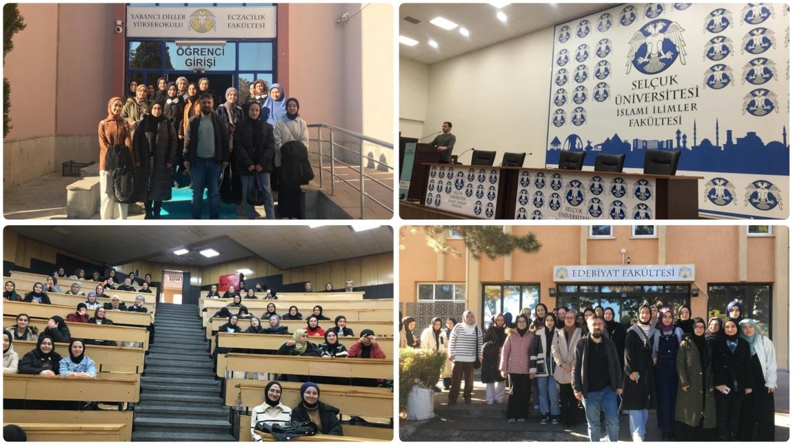 Okulumuz 12. Sınıf öğrencileri Selçuk Üniversitesine gezi düzenledi. 